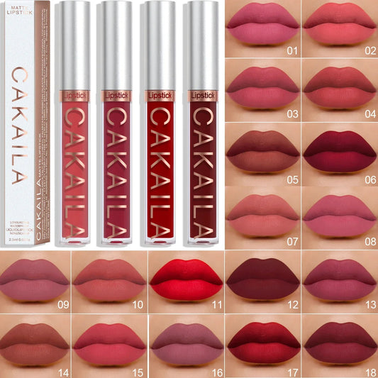 18 Colors Matte Lipstick Long Lasting